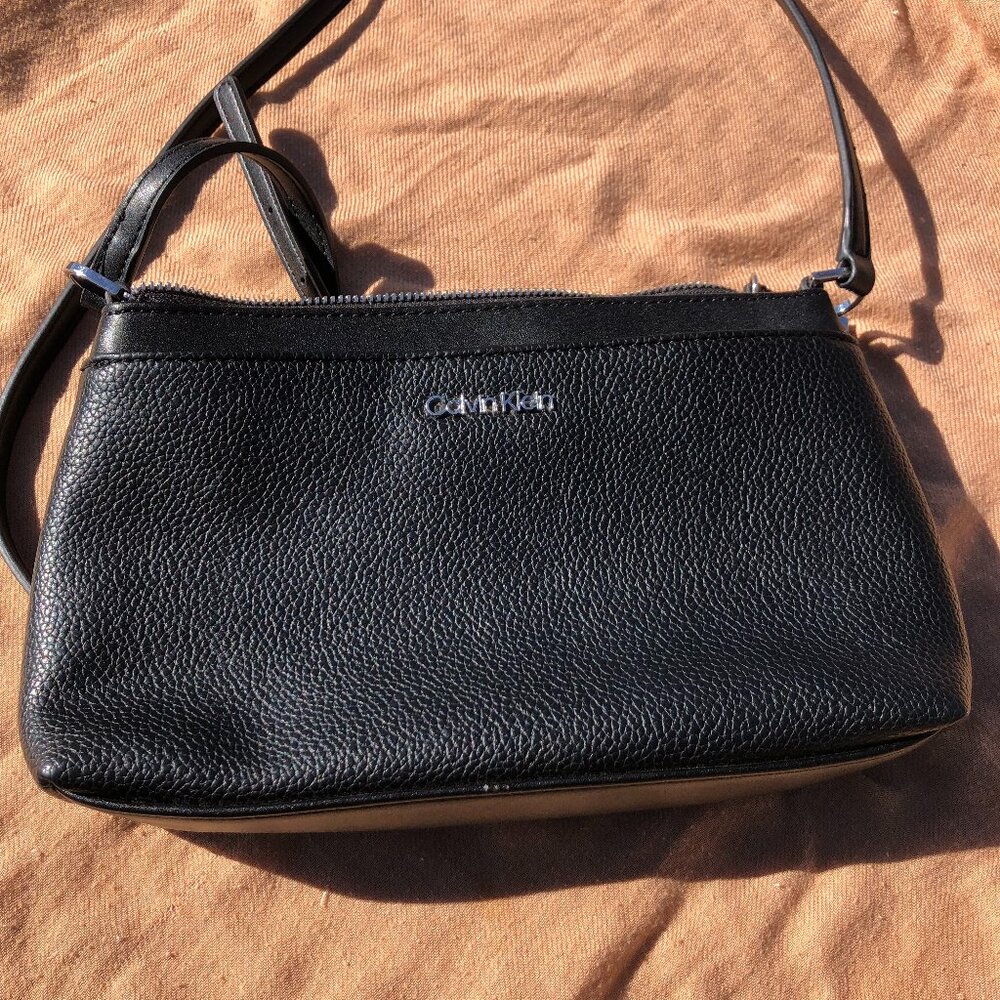 Calvin Klein Shoulder Strap Black Purse